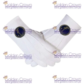 MASON MASONIC TUBAL CAIN GLOVES-NEW