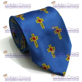 Masonic 100% Silk Rose Croix Tie