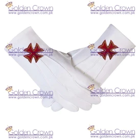 Masonic Regalia Gloves for Mason, Masonic Gloves