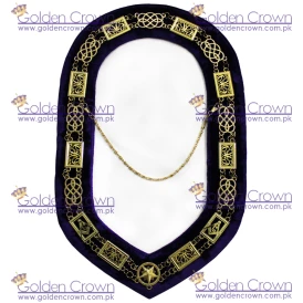 Masonic Regalia Grand Lodge Chain Collar golden Plated
