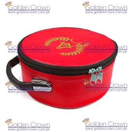 Masonic Regalia Grand Lodge Embroidered Red Cap Case