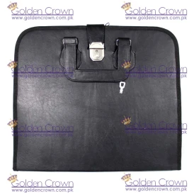 Masonic Regalia MM Apron file case with soft handle