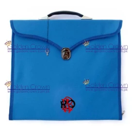 Masonic Regalia RAOB Machine Embroidered MM/MW File Cases with hard handle 