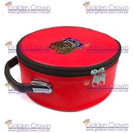 Masonic Regalia Scottish Rite Embroidered Red Cap Case