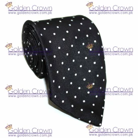 Masonic silk Rose Croix polka dot Tie with Logo
