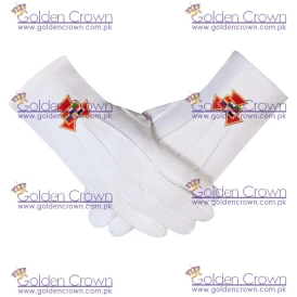 Masons Masonic regalia Gloves Past High Priest PHP Embroidery