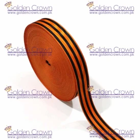 Medal Ribbon Orange And Black