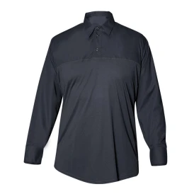 Men's Long Sleeve Polyester Hybrid Performance Shirt