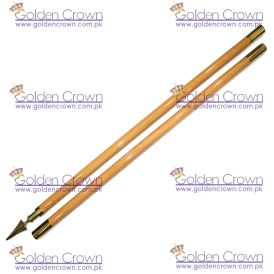 Natural Wood Ceremonial Flagpole