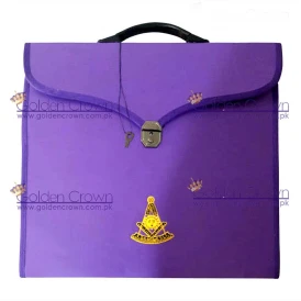 Wholesale Masonic MM/WM and Provincial Full Dress Purple Cases with hard handle