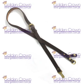WW1 WW2 Officer Brown Leather Cross Strap