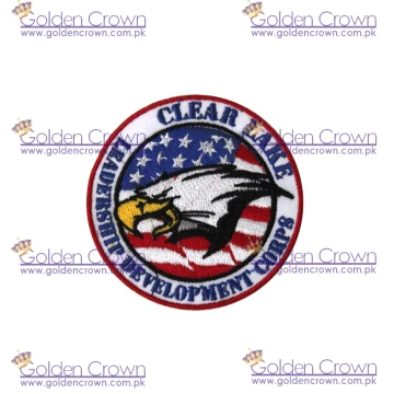 American Machine Embroidered Badge Eagle