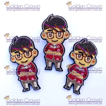 Bullion Embroidery brooch Supplier