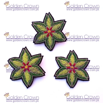Bullion Wire Embroidery Fancy brooch