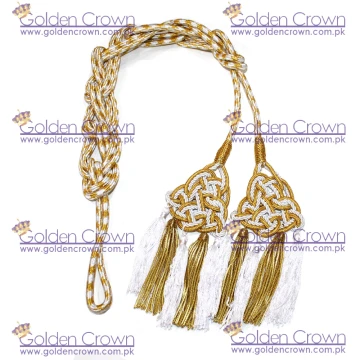 Cincture Gold And White Cingolo