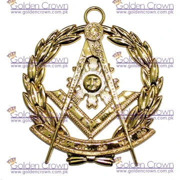 Craft Provincial Scottish Collar Grand Lodge Jewel - Past Master Golden Metal | 