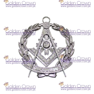 Craft Provincial Scottish Collar Grand Lodge Jewel - Past Master Silver Metal