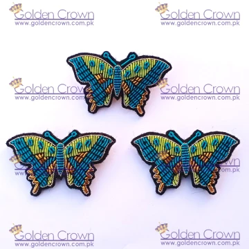 Fashion Brooches Butterfly Bullion Embroidery