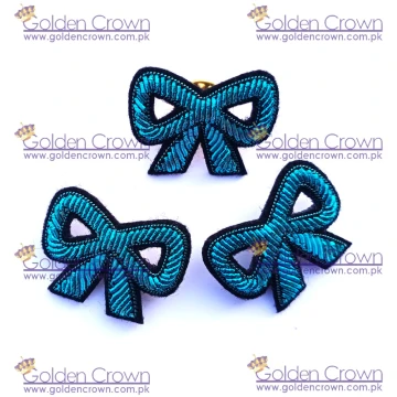 Fashion Bullion Wire Embroidery Brooches