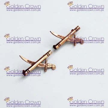 Generals Officer Rank Crossed Baton Sword