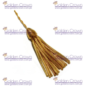 Gold Bullion pillow Tassel Mini Gold Bullion french decorative Tassel