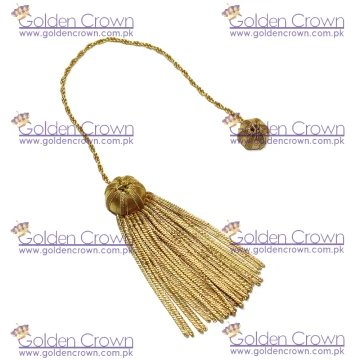 Gold Strand and Bullion Tassel Gold Graduation Bullion Tassel