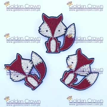 Hand Embroidered Small Brooch Female Accessories Cartoon Mini Pin
