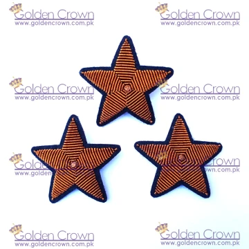 Handmade Star Brooch Bullion Wire