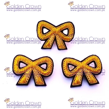 High Quality Custom Brooch Bullion Embroidery