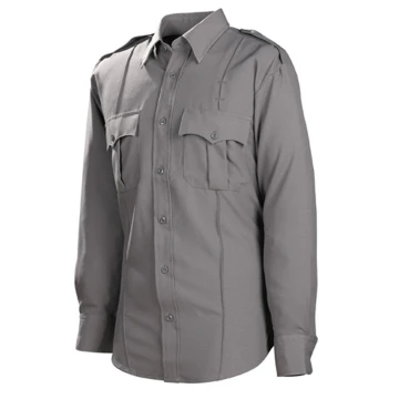 Long Sleeve Polyester Solid Men's Shirt Supplier