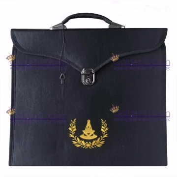 Masonic MM/WM and Provincial Full Dress Acacia Past Master Cases with hard Handle