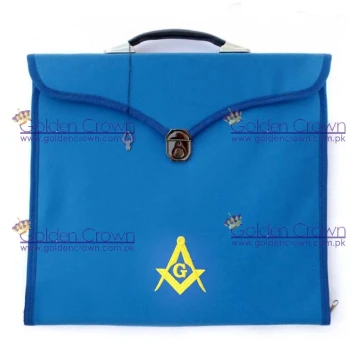 Masonic MM/WM and Provincial Full Dress Blue Cases with hard handle Blue