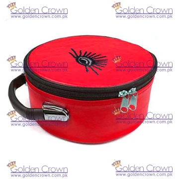Masonic Regalia All Seeing Eyes Red Cap Case