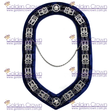 Masonic Regalia Past Master Chain Collar Silver Plated 