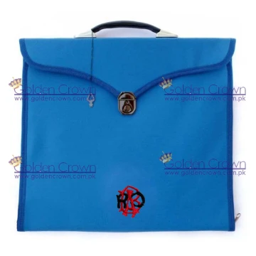 Masonic Regalia RAOB Machine Embroidered MM/MW File Cases with hard handle 