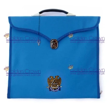 Masonic Regalia Scottish Rite Provincial Full Dress Apron File Cases with Hard Handle