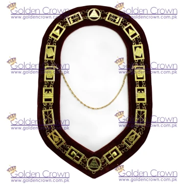 Masonic Royal Arch Chain Collar golden Plated