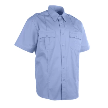 Men's Poly-Cotton Short Sleeve Shirt Supplier