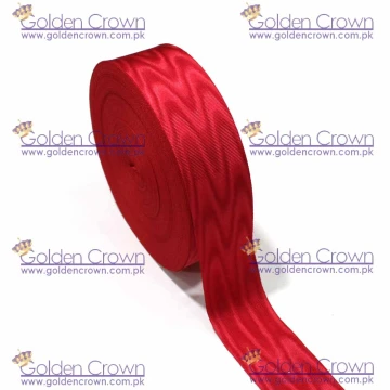 Moire Ribbon Red