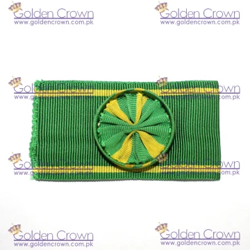 Ruban a rosette pour medaille officier