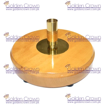 Socle 1 Drapeau de Prestige en bois