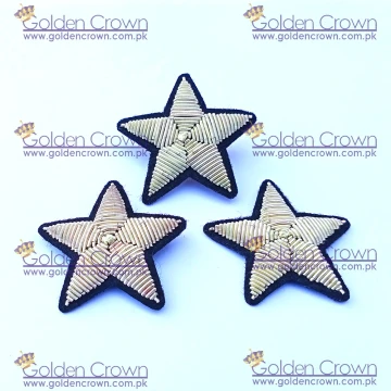 Star Bullion Wire Embroidery Brooch Supplier