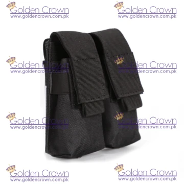 Tactical 9mm Gun Pouch Double Molle Belt Pouch