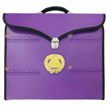 Wholesale Masonic MM/WM and Provincial Full Dress Grand Master Purple Cases with hard handle