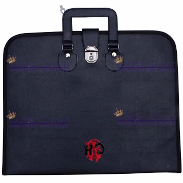 Wholesale Masonic Regalia RAOB Machine Embroidered File Cases with hard handle 