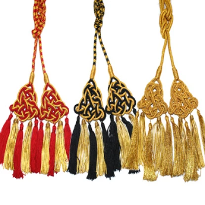 Cincture With Ornate Tassels, Gold Cingolo, Cincture Solomon knot, Sol