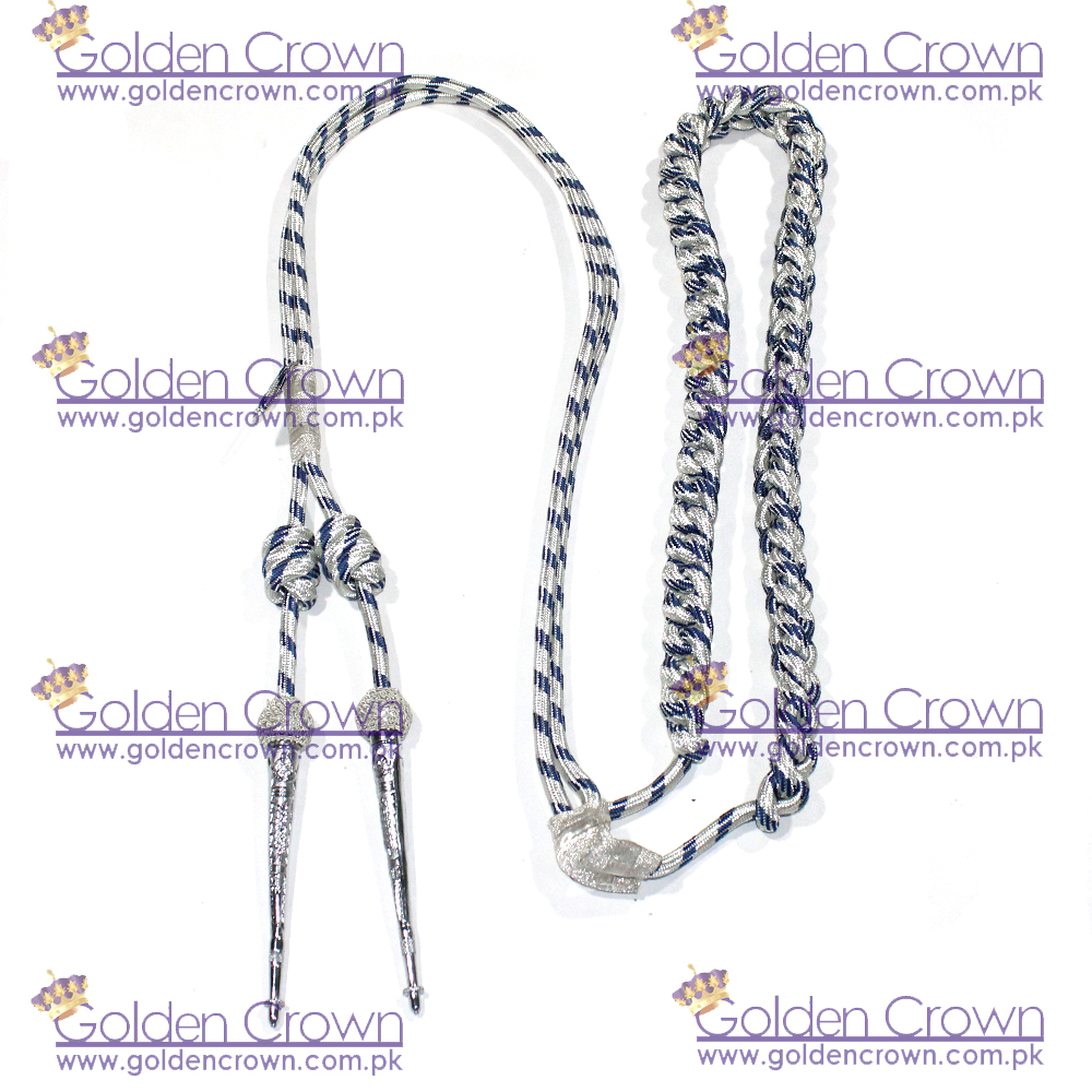 Malaysia Police officer Bullion Wire Lanyard,Military Lanyard Supplier