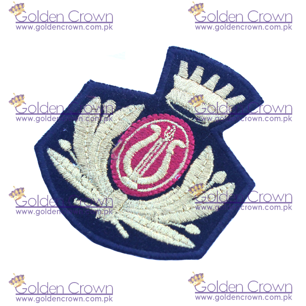 Custom Embroidery Patches Crown,Machine Embroidery Security Badges ...