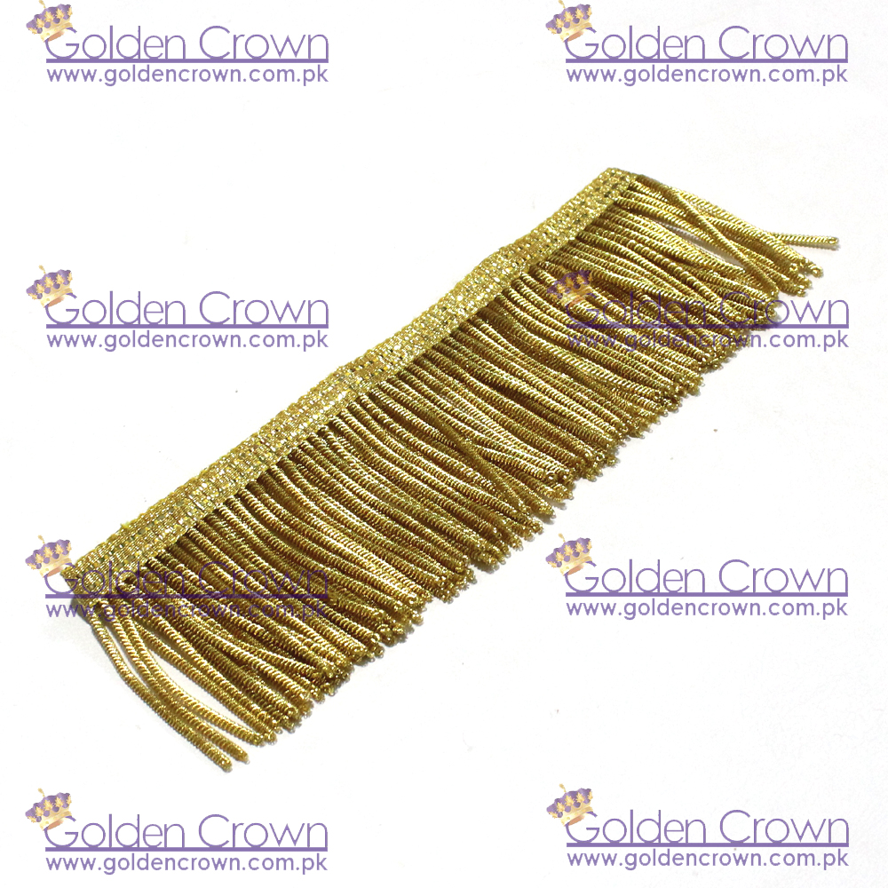 Golden Bullion Wire Fringe, Golden Bullion Wire Fringe Supplier, Silve