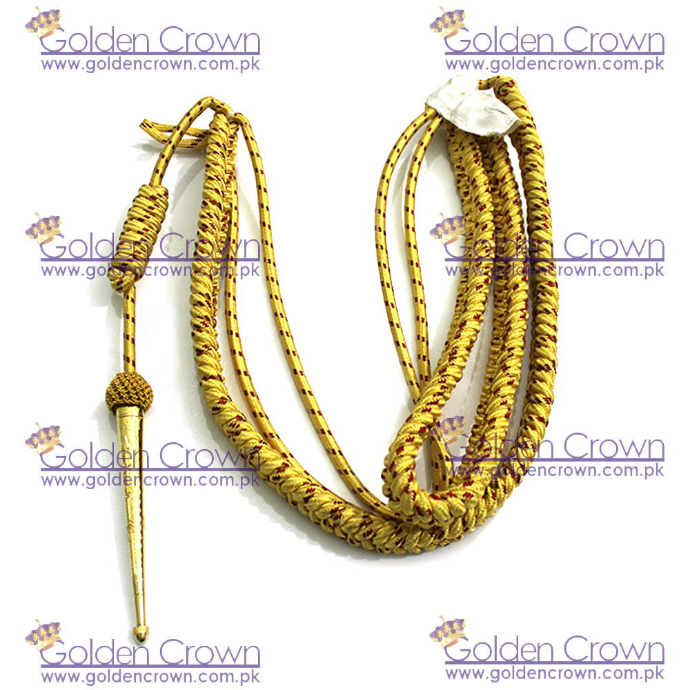 Aiguillette Gold Wholesale, Aiguillette Suppliers, Military Uniform Ai